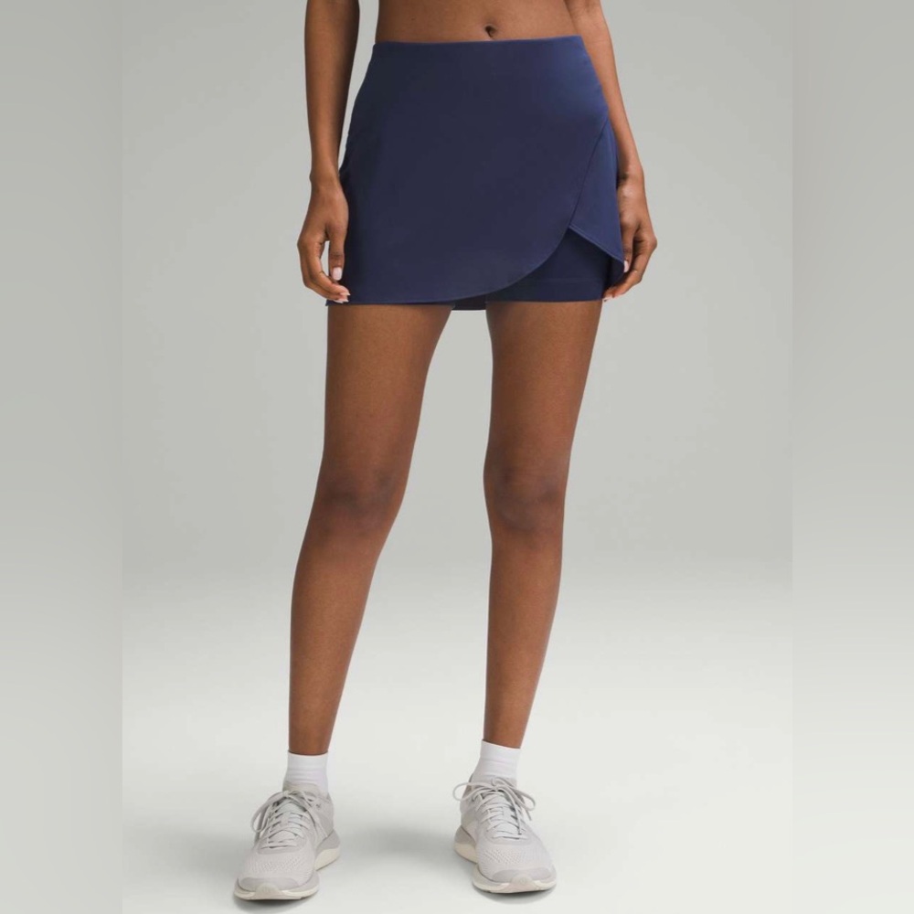 Women's Navy Wrap Skort